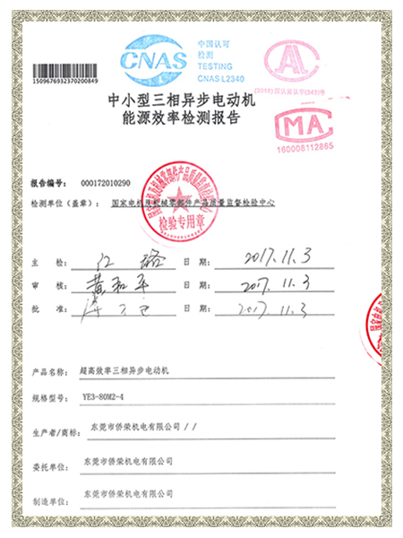 YE3-80M2-4报告